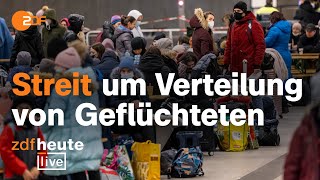 Geflüchtete aus der Ukraine Deutschland unvorbereitet  ZDFheute live [upl. by Yoshi476]