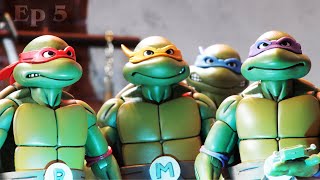 TMNT Stop Motion Episode 5  KRANGS INVASION [upl. by Nosnaj826]