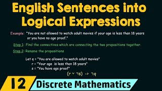 Translating Sentences into Logical Expressions [upl. by Silva]