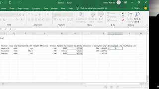 How to prepare a Payroll in Excel [upl. by Gonzales]