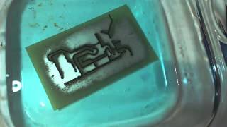 Etching a Printed Circuit BoardPCB using sodium persulfate [upl. by Sato599]