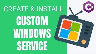 C  Creating and Installing Windows Service Use of InstallUtilexe [upl. by Clive]