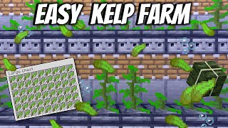 Easiest Dried Kelp Farm  Minecraft 121 Tutorial [upl. by Giliane745]