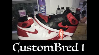 Heritage Jordan 1 Custom Bred [upl. by Romona]