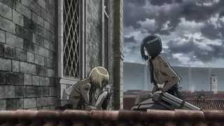 Attack On Titan  Mikasa Finds Out About Erens Death English [upl. by Bernard]