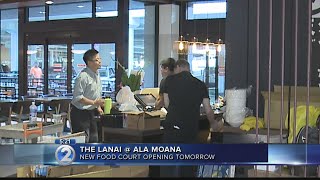 New ‘Lanai’ food court to open at Ala Moana Center [upl. by Namaan]