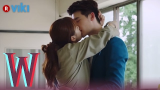 W  EP 7  Lee Jong Suk amp Han Hyo Joos Jailhouse Kiss  Korean Drama [upl. by Fanya116]