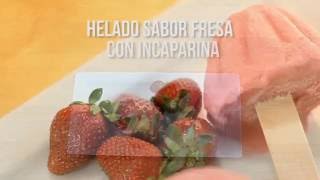 Receta Helado de Incaparina sabor Fresa [upl. by Caitlin]