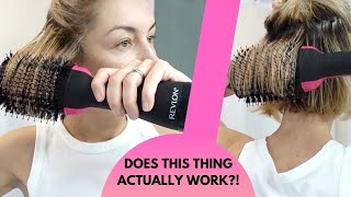 Does It Work Revlon OneStep Hair Dryer  Review  Tutorial [upl. by Dionne]