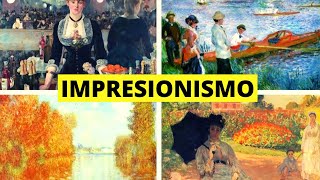 ¿Qué fue el IMPRESIONISMO Características obras y representantes🎨 [upl. by Rebme]