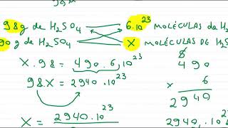 Aprenda a calcular o Número de Moléculas e de Átomos [upl. by Nerrak739]