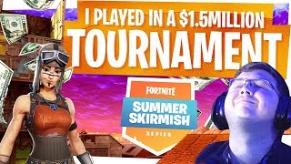 15 Million Dollar Fortnite Tournament vs Best Players in the World  Summer Skirmish Week 8 [upl. by Wendelina]