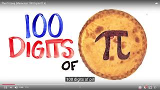 A Song To Help You Memorize 100 Digits of Pi [upl. by Legnalos]