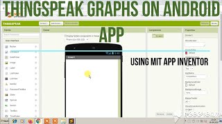 THINGSPEAK GRAPHS ON ANDROID APP USING MIT APP INVENTOR [upl. by Odraode]