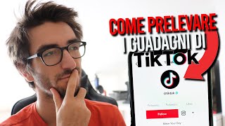 Come RITIRARE i GUADAGNI di TIKTOK [upl. by Luar]