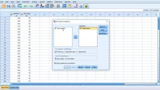 Correlación con SPSS [upl. by Ahsilak]