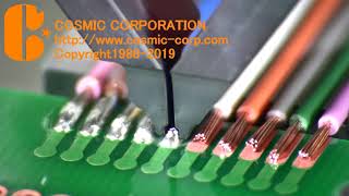 Soldering vinyl wire directly to PCB【12】 [upl. by Antonio]