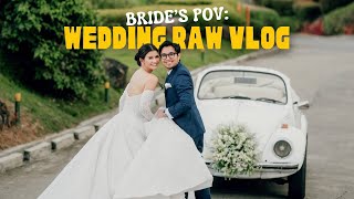 RAW WEDDING VLOG  Jen Barangan [upl. by Katherin507]