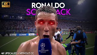 RARE RONALDO SCENEPACK  4K 60FPS  UPSCALED  WITHOUT CC [upl. by Okoyik]