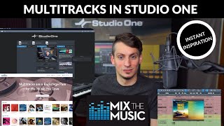 Multitracks in Studio One  Mix the Music [upl. by Ettigdirb557]