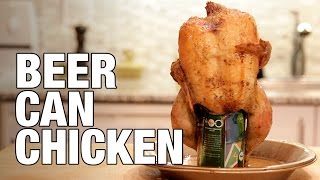 Beer Can Chicken Oven Baked  The Hungry Bachelor [upl. by Noeht]