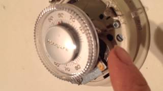 DIY Honeywell t 87 thermostat mercury bulb [upl. by Negriv]