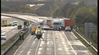 At least seven dead in horrific M5 motorway smash [upl. by Gibbs]