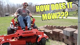 First Mow with Gravely ZT HD 60  Howd it do [upl. by Lili]