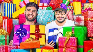 I Surprised Fortnite YouTubers With Presents [upl. by Eugeniusz218]