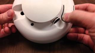 How To Change Smoke Detector Batteries in GE amp Interlogix Part  TX6010011 [upl. by Freudberg]