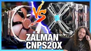 Zalman CNPS20X CPU Cooler Review vs NHD15 Arctic Liquid Freezer II [upl. by Iatnwahs]