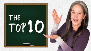 English Words – The Top 10 – Pronunciation Guide – Learn English American English [upl. by Nahtanaj]