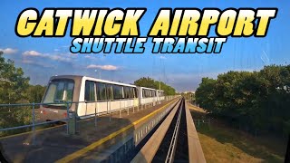 Gatwick Airport Shuttle Transit  North Terminal to South Terminal 4k [upl. by Acilegna521]