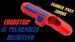 pelacables Ergostrip de Knipex como funciona pelacables multiproposito [upl. by Arline]