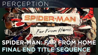 Marvel Studios SpiderMan Far From Home  End Credits Main on End Title Sequence [upl. by Niall]