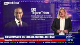 🔴 Tidjane Thiam Président Exécutif de Freedom Acquisition Corp est linvité de BFM Business [upl. by Yenaj]