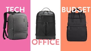 3 Awesome Womens Work Backpacks  Tech Office amp Budget Picks [upl. by Ciel]