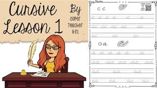 Cursive Writing for Beginners Lowercase Cursive  Lesson 1 [upl. by Telfore]