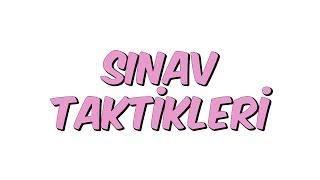 4dkda SINAV TAKTİKLERİ [upl. by Schnorr]