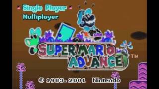 Super Mario Advance GBA  Intro in G Major [upl. by Ecyal775]