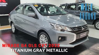 2022 Mitsubishi Mirage G4 GLS CVT Titanium Gray Metallic [upl. by Penrose]