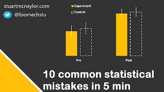 Ten Statistical Mistakes in 5 Min [upl. by Joliet]