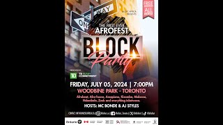 AFROFEST 2024  Block Party Promo [upl. by Rosol]