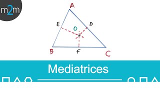 Mediatrices de un triángulo [upl. by Eihcra29]