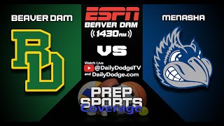 High School Football  Beaver Dam vs Menasha [upl. by Suirtimed]