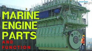 Marine Engine Parts and Functions marine engineparts shipengine [upl. by Lavro356]