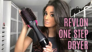 REVLON ONESTEP HAIR DRYER  Review amp Tutorial [upl. by Zelle]