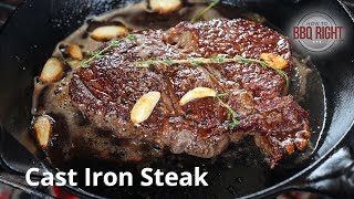 Cast Iron Steak Recipe [upl. by Hoshi]