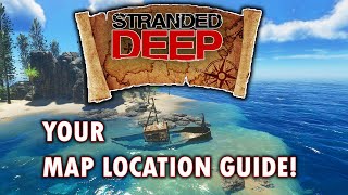 STRANDED DEEP Ps4 MAP GUIDE [upl. by Ailyn]