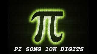 Pi Song Extended 10000 Digits [upl. by Ysak]